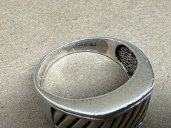 Vintage Sterling Silver RJ Avon Sz 11.25 Ring 7.6g