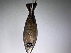 Vintage 1950’s Taxaco Mexico Modernist Sterling Silver & Copper Fish Brooch