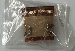 Enamel Earrings Stud Butterfly Vintage – NWT