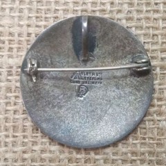 Antique Mayan Sterling Pendant/Brooch Gaud. Jal. Mex. (.925) Plata 8.8g.
