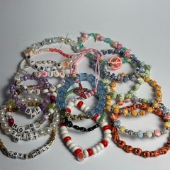 Kidcore Bracelet Lot Dress Up Party Favor Some Vintage All Plastic