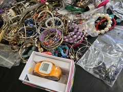 22lb BRACELETS MOST WEARABLE BEADS METAL Costume Jewelry Box Bulk Resale