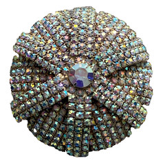 Vintage AB Crystal Brooch Pin Brooch