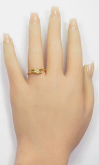 Antique Art Deco 1920’s Enamel Snake 18K Yellow Gold Ring Size 9-10 UK-R1/2-T1/2