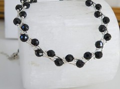 Chunky Sterling Silver 925 Liquid Link Chain Modern Statement Necklace