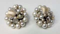 Vintage Costume Jewelry Lot 1960s Necklaces Earrings Broaches