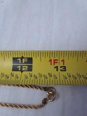 Lot of 2 Chain Gold Tone Vintage Y2K Necklace 18 in Gold Tone Rope Chain 26 in