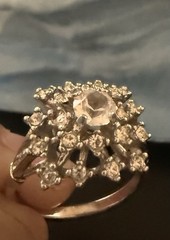 Vintage Mixed Lot of 17 Rings with Assorted Simulated Gemstones and Mixed Metals