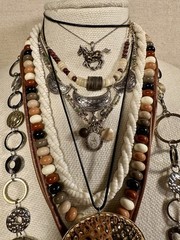 Boho Jewelry Lot 100 Pc. All Wearable Vintage And Modern