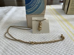 Avon Vintage 1981 Young Reflections Treasured Friends Owl Necklace -18in