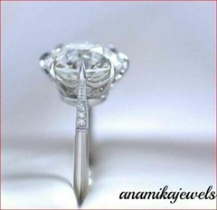 14K White Gold Finish Vintage Wedding Ring 2.5CT Lab-Created Round Cut Diamond