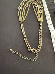 Vintage Estate Gold Silver Jewelry Lot Signed Monet Park Lane Brooch Necklace