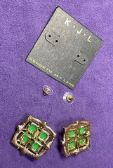 Vintage Genuine Kenneth Jay Lane KJL Multicolored Women’s Earrings New