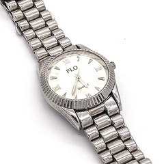 Vintage Wristwatch FLO Quartz Stainless Steel Back Waterproof Y:9205G Japan #A7