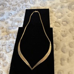 Vintage Early 80’s Tri Color Gold Necklace Chain