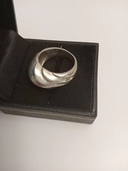 Sterling Silver Knock Ring 6.25″