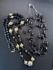 Vintage To Modern Costume Jewelry Lot 100% Wearable Or Resell Necklaces + J24