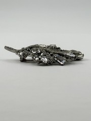Vintage Eisenberg Original Clip W/ Clear Rhinestones