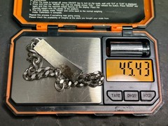 Vintage Sterling ID Name Bracelet, Harold E. Moody, Waldoboro ME