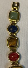 VTG KJL Kenneth Jay Lane Egyptian Revival Scarab Watch 1985 Original Box Papers