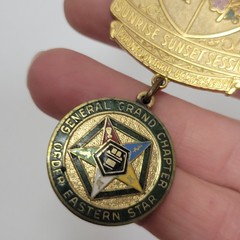 VTG Eastern Star General Grand Chapter 36th Triennial Assembly Pin Goldtone