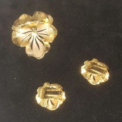 Vintage Brooch And Earrings