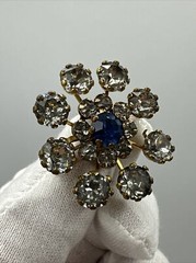 Vintage 1950’s rhinestone brooch/pin #202