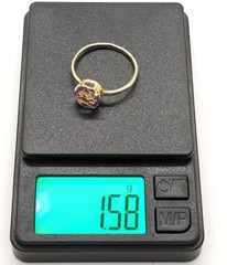 Vintage Luxury Soviet RING Silver⭐875 stamp Star USSR -size: 9US (19mm)| UA #15