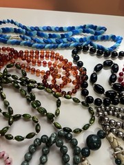 Vtg Costume Jewelry Lot Lucite Acrylic Faux Bakelite Amber Tortoise 11 Pc
