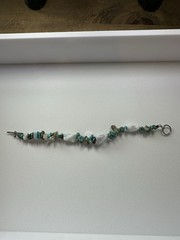 Natural Stone Bracelet. Multiple Stone Types Including Turquoise Size 6.5”