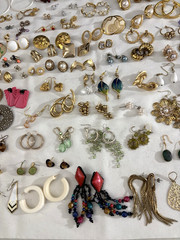 Vintage -Now Pierced Earrings Lot 120+ pairs. Various Colors, Some Unique!