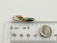 Vintage Handmade Gold Fill Wire Wrapped Boulder Opal Pendant 2.6g Weight 1.25 In