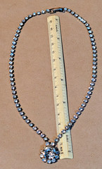 Vintage Faux Diamond Necklace