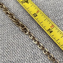 Vintage Necklace Dangle Gemstones Chain Tassels Gold Tone 17 Inches READ