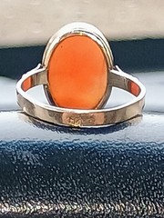 Vintage European Cameo Kt14 Gold Ring Size 6