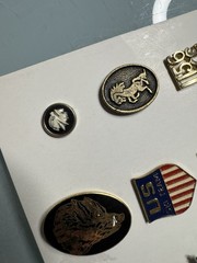 Vintage Mixed Pin Lot Pokemon League USA Ski Team Aeroflot Patriotic 18pc