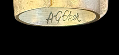 Anna Greta Eker for PLUS Norway Sterling Silver “Ridged” Modernist Ring