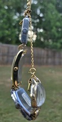 Vintage John Wind Maximal Art Watch Bracelet Multi Face Art Deco Assemblage 6.5