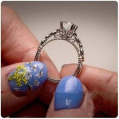 1.35 Ct White Round Cut Simulated Diamond Art Deco Antique Sterling Silver Ring