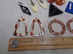 Vintage bakelite earrings lot & misc. for restore 1950 MOD 1959 ? mixed lot
