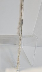 Sterling liquid silver lariat necklace Shube Dakota West