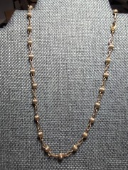 Vintage Monet 15in. Delicate Goldtone Necklace