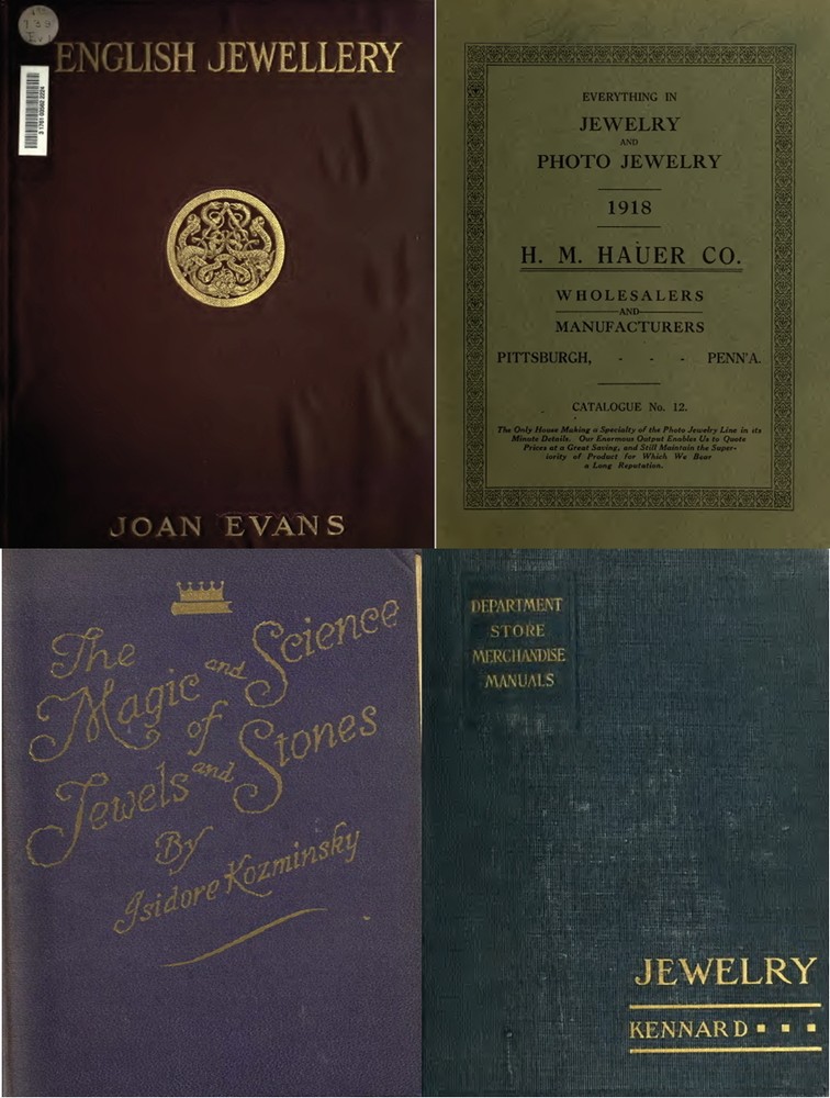 Jewelry Gold Pearls Diamonds Precious Gemstones – 197 Rare Old Books on DVD