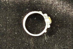 VTG STERLING SILVER 925 Marquise Bezel Set Lemon Quartz Ring Size 6.25 – 2.0G