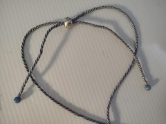 2 Summer Beachy Long Necklaces-TOMMY BAHAMAS Blue Bead White Tassel & J. JILL