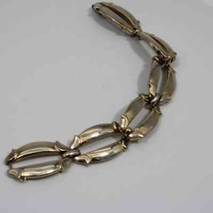 Vintage Monet Art Deco Style Fashion Bracelet – 1970’S – 1990’s