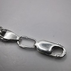 Vintage 9.65″ Sterling Silver 925 Chain 24.78g Signed 0.6cm Thick Fine Jewelry