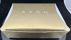Avon Earrings Maltese Cross Multicolor Rhinestones Gold Tone Pierced NIB Vtg NOS