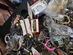 22lb BRACELETS MOST WEARABLE BEADS METAL Costume Jewelry Box Bulk Resale