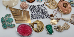 Craft Jewelry Pieces Junk Drawer 35 Different Pieces